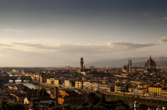 Sunset over Florence