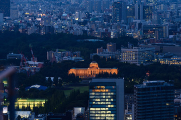 東京の夜景風景
