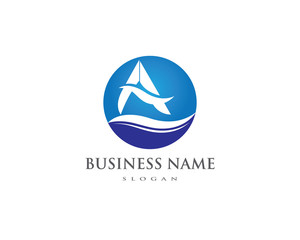 A Letter Logo Business Template Vector icon