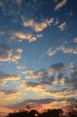 The African sky. Mozambique