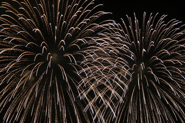 秩父夜祭の花火(埼玉県)