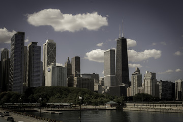 Fototapeta na wymiar Chicago city