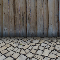 rustic emty room for background with texture