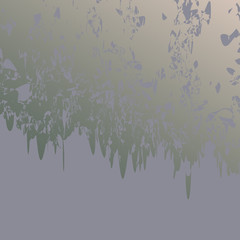 Bizarre, fantastic vector surface No. 4, color variant on isolated background.
