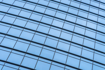 Fototapeta premium background of the glass modern office building.