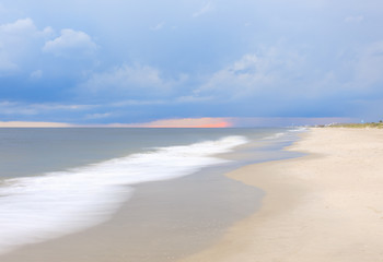 Beach Sunset in Oak Island, North Carolina