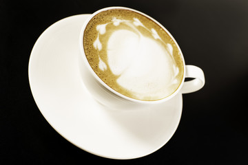 Cappuccino Coffee with Art