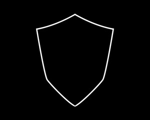 shield thin line icon