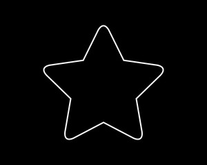 star thin line icon