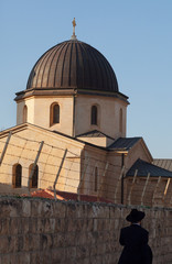 View to the Aqsa mosque.