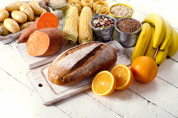 Products rich of carbohydrates