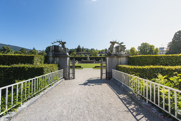 Entrance to the Botanical Garden of Baden-Baden