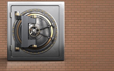 3d vault door metal safe
