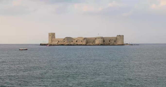 The maiden's castle (Kiz Kalesi) Mersin Turkey