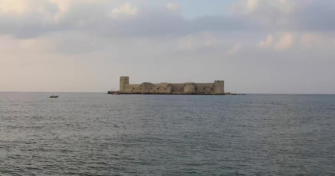 The maiden's castle (Kiz Kalesi) Mersin Turkey