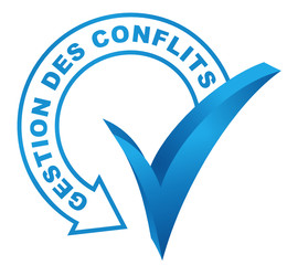 gestion des conflits sur symbole validé bleu