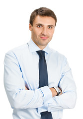  Businessman, isolated on white