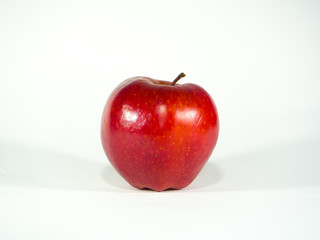 Red apple isolated on white background