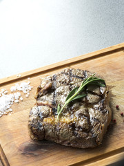 Grilled beef steak