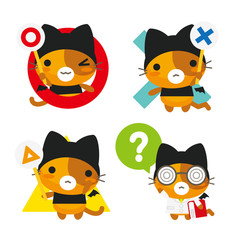 ネコとーく。デビル+クイズ正解不正解