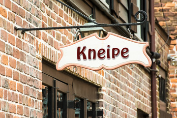 Naklejka premium Schild 275 - Kneipe