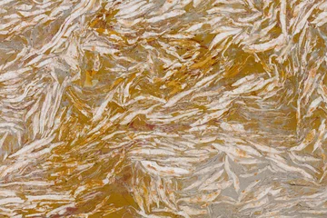 Keuken spatwand met foto Natural pattern of orange marble. © Dmytro Synelnychenko