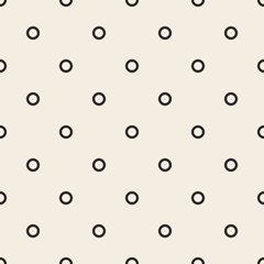 seamless monochrome polka dot pattern background