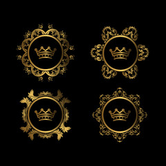 luxury ornament circle