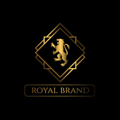 luxury logo lion