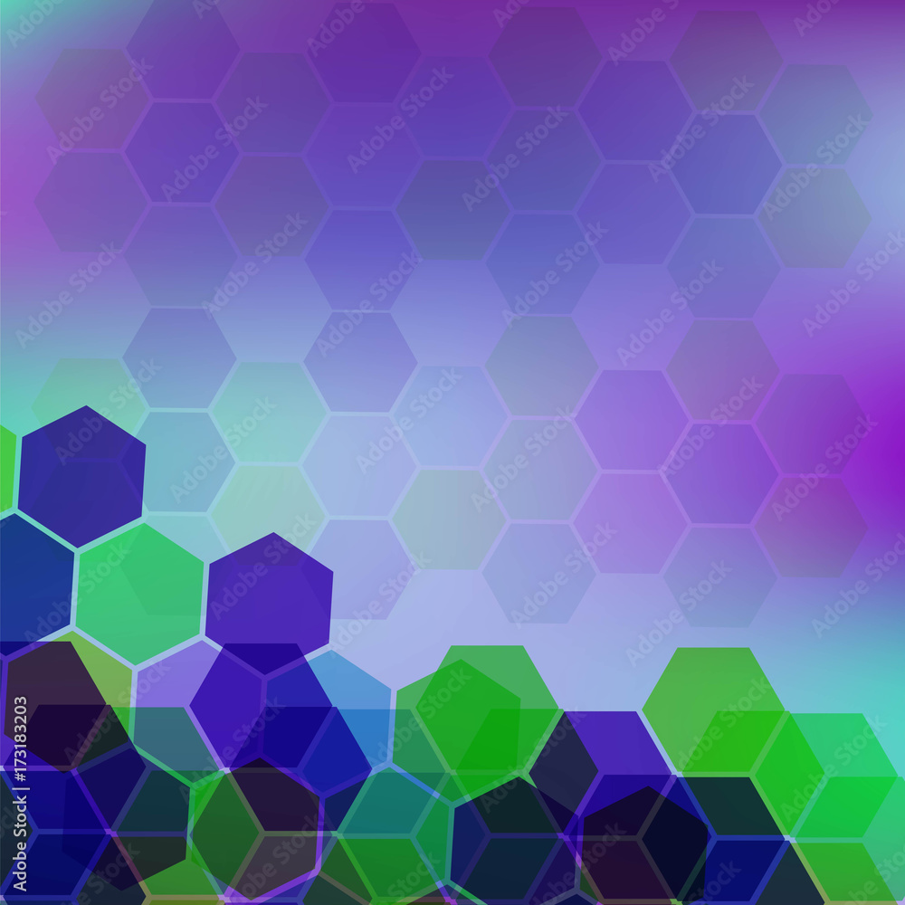 Poster abstract background with geometric pattern