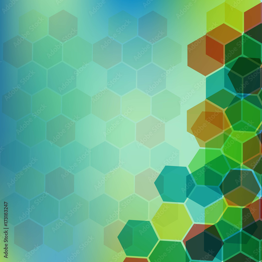Poster abstract background with geometric pattern