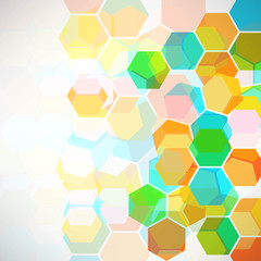 Fototapeta premium Abstract background with geometric pattern