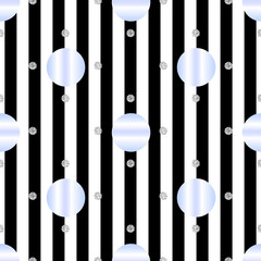 seamless monochrome blue dot on blue stripe pattern background