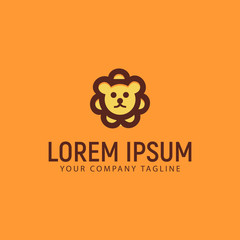 Dog Logo. minimalist design concept template