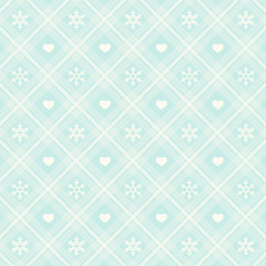 Festive retro Christmas seamless background in traditional colors