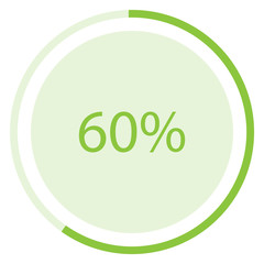 Pie chart vector