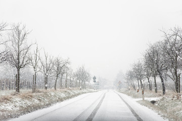 Fototapeta premium Schneefall