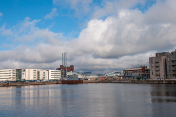 City development in Copenhagen Denmark