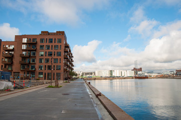 Fototapeta na wymiar City development in Copenhagen Denmark