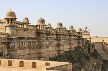 Gwalior fort in Madhya Pradesh, India