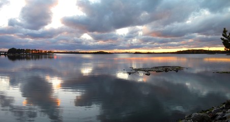 Obraz premium Beautiful coast of Helsinki, Finland