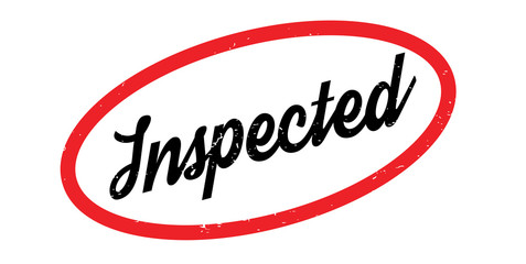 Inspected rubber stamp. Grunge design with dust scratches. Effects can be easily removed for a clean, crisp look. Color is easily changed.