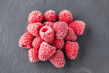 frozen raspberries © matka_Wariatka