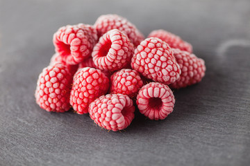 frozen raspberries
