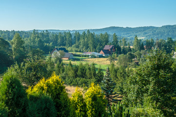 Rural landscape in Poland