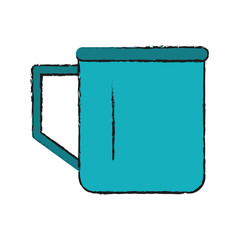 Porcelain mug cup icon vector illustration graphic design
