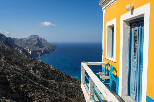 Balkon mit Aussicht aufs Meer 