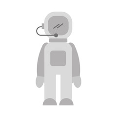 astronaut in space suit character profession mission