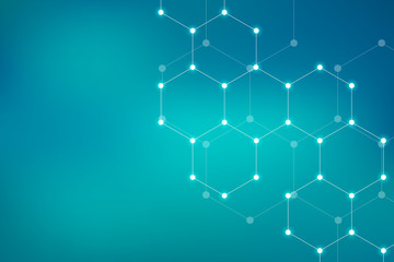 Molecule dna, genetic and chemical compounds, illustration