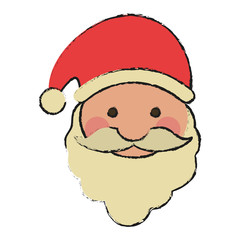 Santa claus cartoon icon vector illustration graphic design